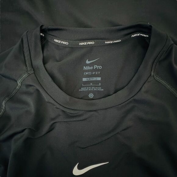 Nike Pro Dri-FIT Long Sleeve T-Shirt Men’s Size Large Athletic Training Top - Picture 5 of 10